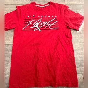 Jordan Red 'Air Jordan Flight' Graphic Tee